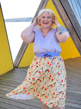 Sinisiipi korvakorut