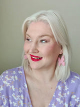 Sinisiipi korvakorut