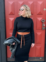 Black Siro Wrap Belt