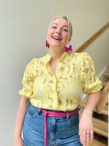 Sinisiipi korvakorut