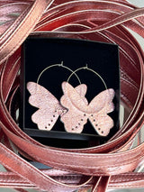 Sinisiipi korvakorut